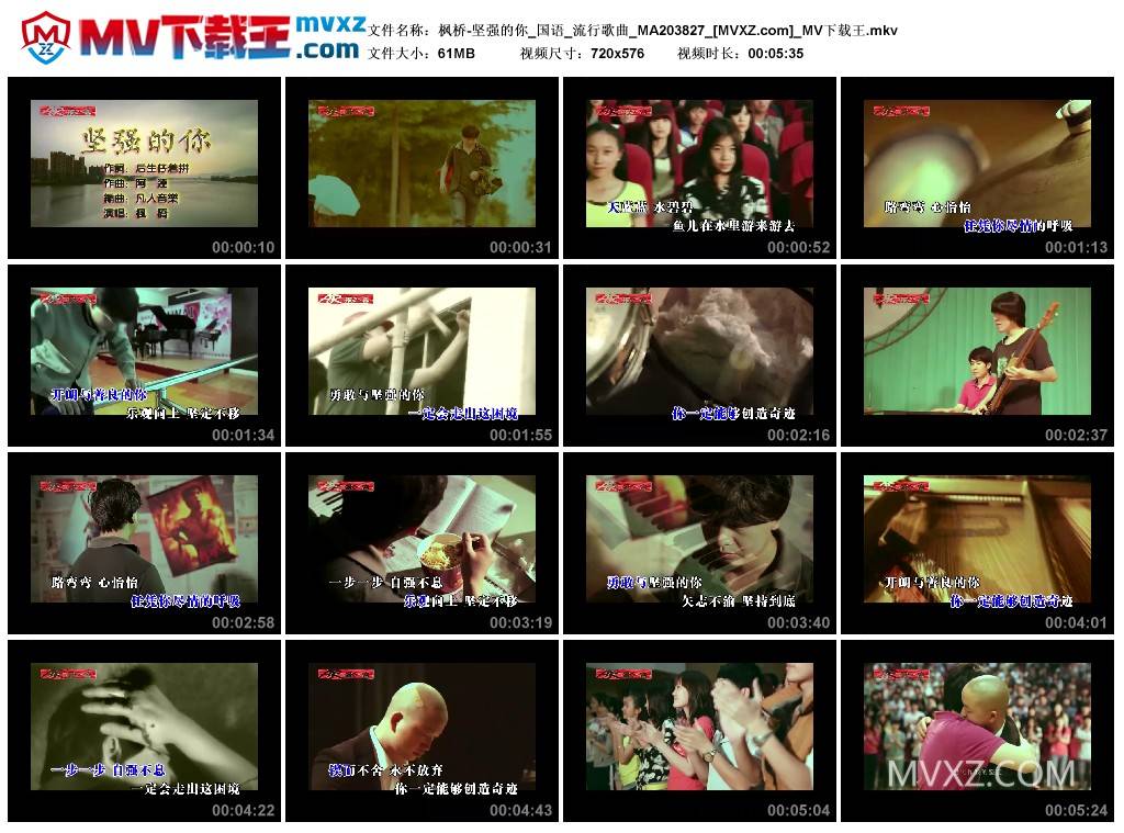 枫桥-坚强的你_国语_流行歌曲_MA203827